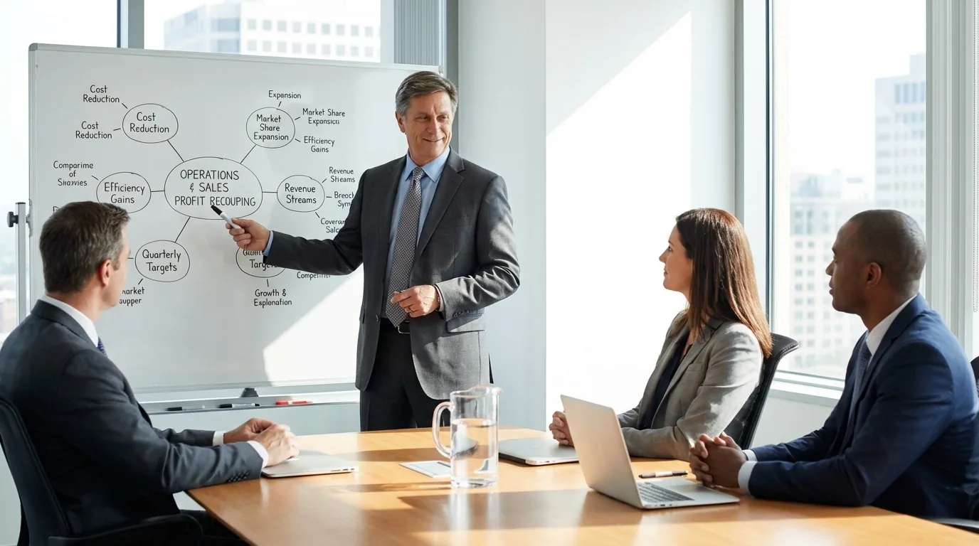Boardroom strategy session
