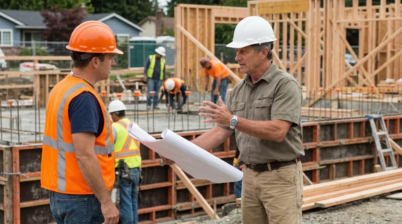 Construction site review